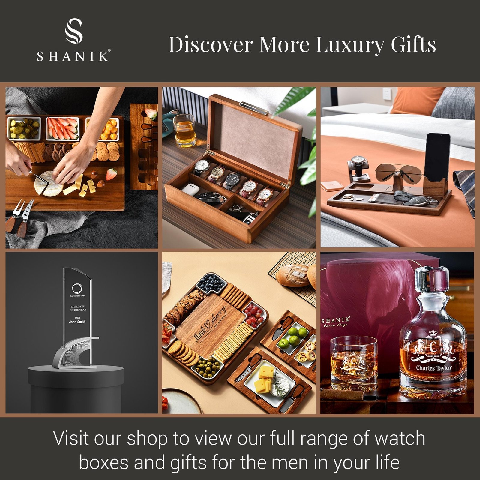 Personalized Jewelry Box for Women Wooden Organizer with 3 Drawers for Women's Jewelry Collection Rings Necklaces Earrings Compartments