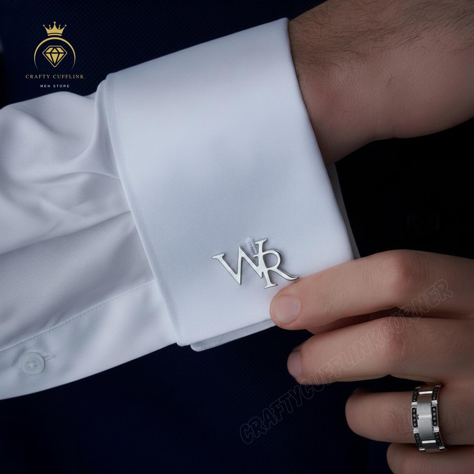 Custom Cufflinks for Groomsmen Gifts and Wedding Gift for Him, Best Man Gift, Anniversary Gift for Husband in a Groom Gift Box, Gold Plated